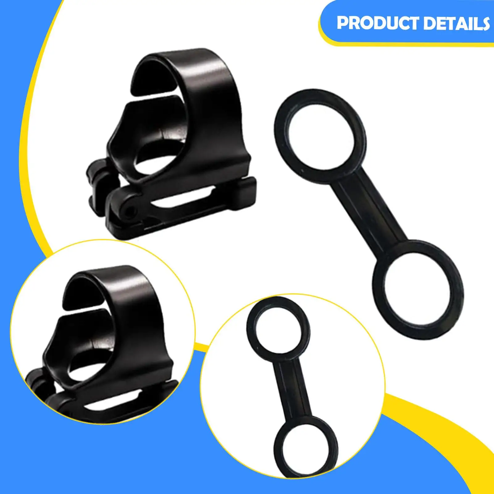 

Scuba Diving Clips Universal Air Tube Holders Lightweight Diving Accessories Equipment for Underwater Activities