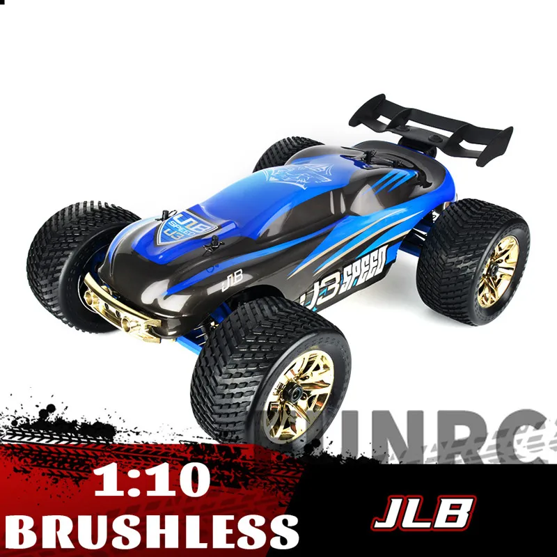 JLB Racing 1:10 2.4CHz 4WD Racing Truck J3 Speed Brushless Electric Head-up Somersault Remote Control Buggy Off-road Vehicle