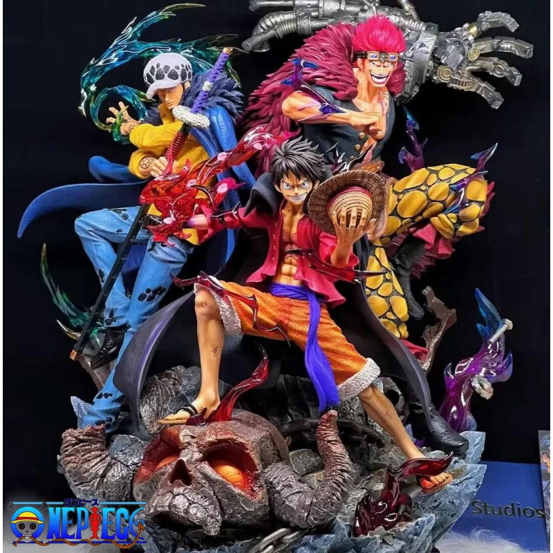 

One Piece Anime Figure 20cm The Island Of Ghosts Trafalgar D Water Law Eustass Luffy Model Dolls Pvc Action Figurine Kids Toys