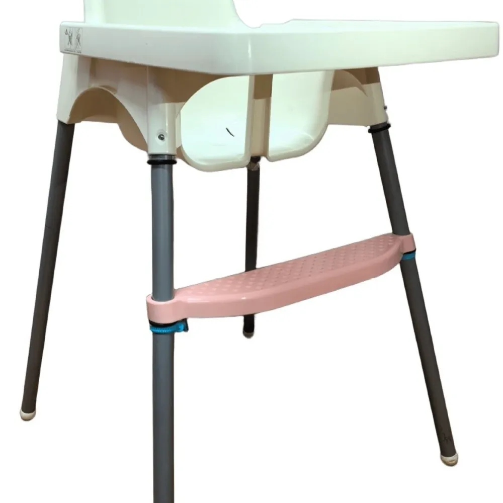 Comfortable Highchair Footrest Adjustable Universal Pedal Foot Rest Ergonomic Anti-Slip Surface Baby High Chairs Accessories