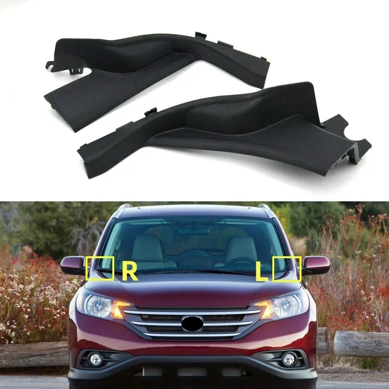 For Honda CR-V CRV RM 2012 2013 2014 2015 2016 Car Front Windshield Wiper Cowl Side Trim Cover Water Deflector Panel