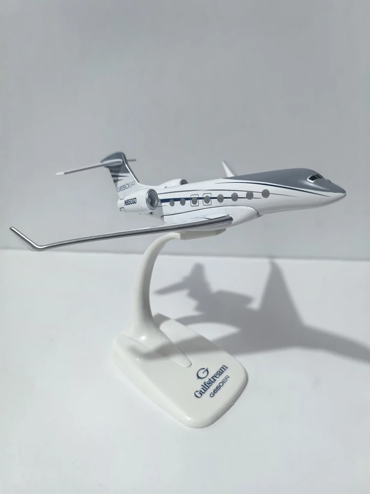 JASON TUTU Gulfstream G650 avion moulé sous pression 1/200 avions G650ER modèle d'avion modèle d'avion livraison directe