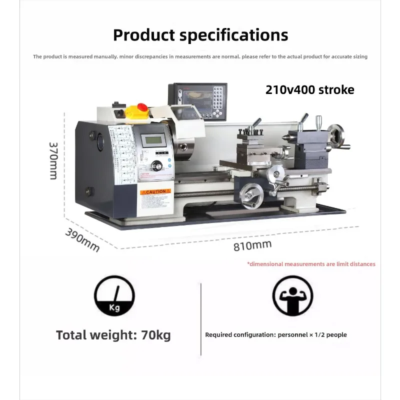 

Мини-токарный станок по металлу с переменной скоростью WM210V, небольшой настольный токарный станок 220 В/110 В, WM210V, токарный станок с бесщеточным двигателем, бытовые токарные станки