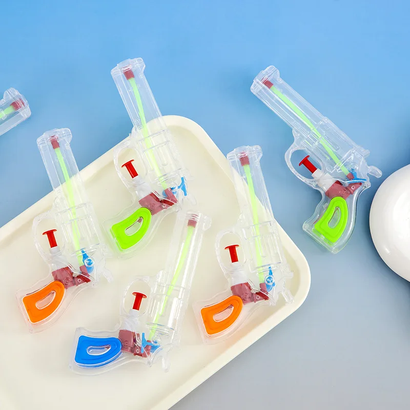 Mini Waterpistool Zomer Outdoor Waterspuitpistool Trek Hogedrukbereik Strand Zwembaden Waterplezier Spelen Klein Speelgoed Kinderen 14cm