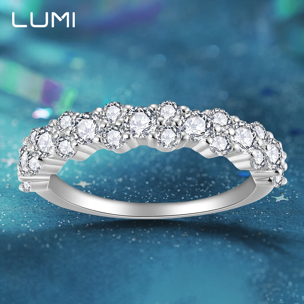 

Total 0.9ct Full Original Moissanite S925 Silver Ring Fine Jewelry for Unisex Party Anniversary Birthday Jewelry Present