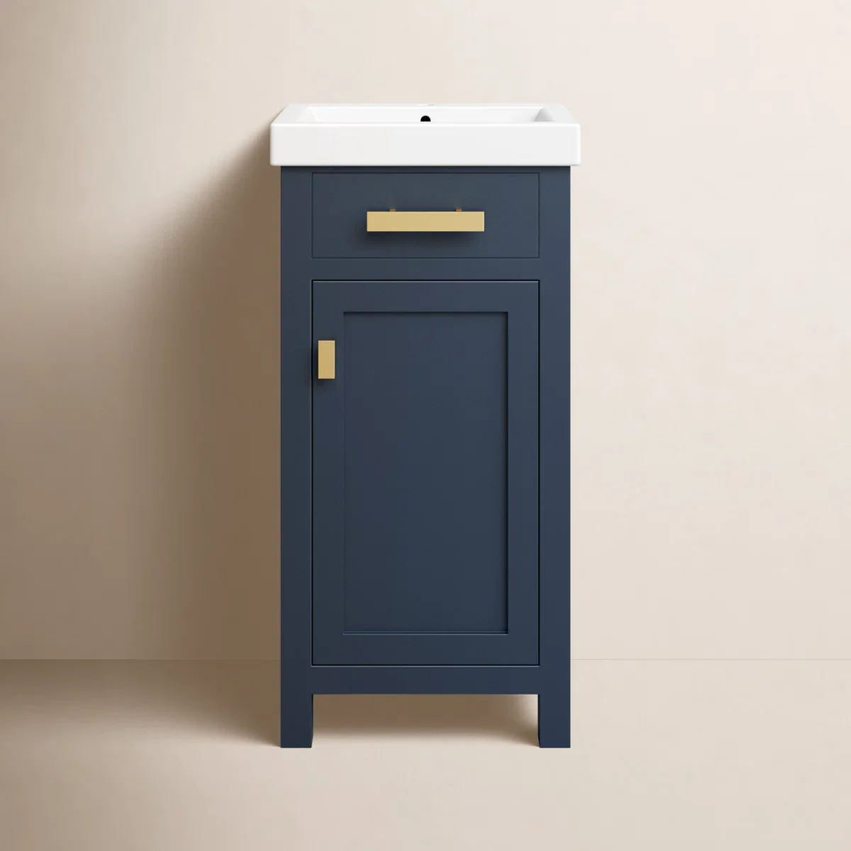 !@Combohome MDF Solid Wood Cabinet Bathroom Vanity with Under Mounted Sink