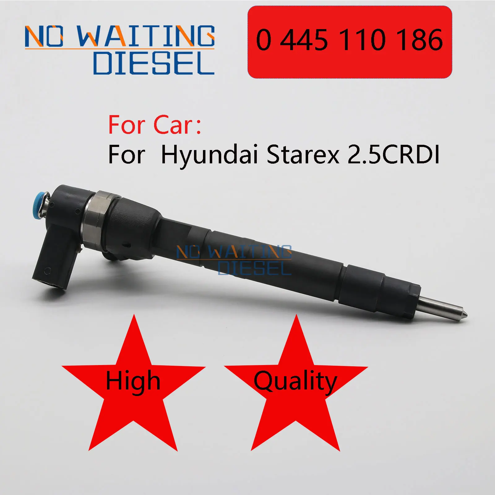 

0445110186 Common Rail Diesel Injector 33800-4A100 Fuel Sprayer 0 445 110 186 For Hyundai Starex 2.5CRDI