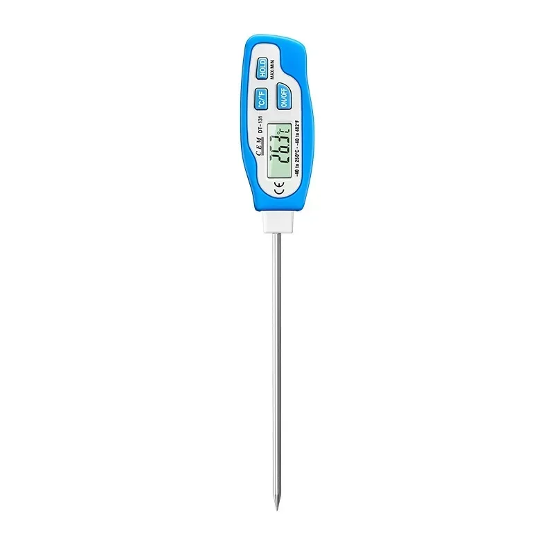user-friendly DT-131 Pen Type Thermometer Probe: Barbecue, Soil & Liquid Thermometer for Food Temperature Testing