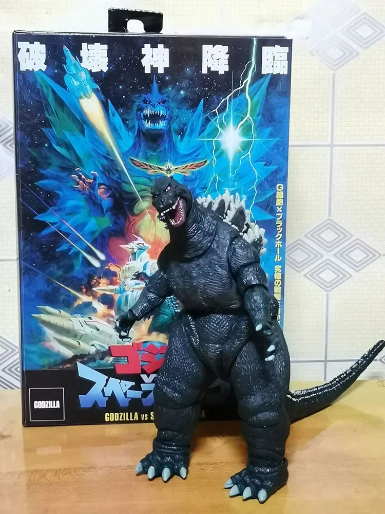 NECA-figura de acción de Space Godzilla para niños, juguete articulado de PVC, 17cm, 1994