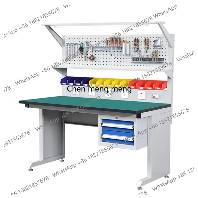 

Anti-Static Steel Workbench Heavy Duty Stainless Steel Frame For Garage Workshop Storage Cabinet Modern Laboratory Furniture