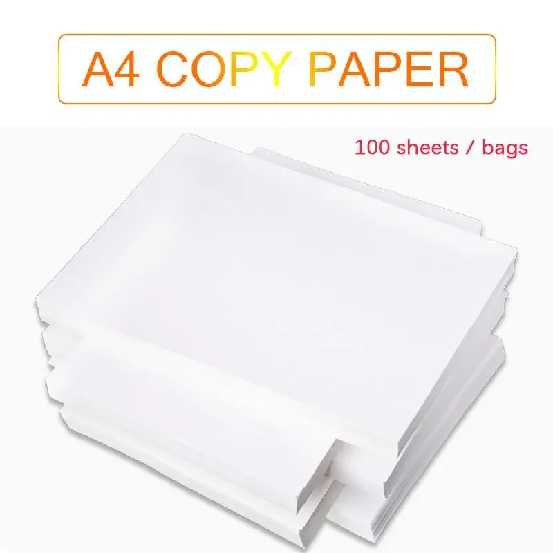 70g/80g Office Paper A4 Copy Paper White A4 Printing Office Wholesale 100 Sheets of Anti-static 100pcs/bag