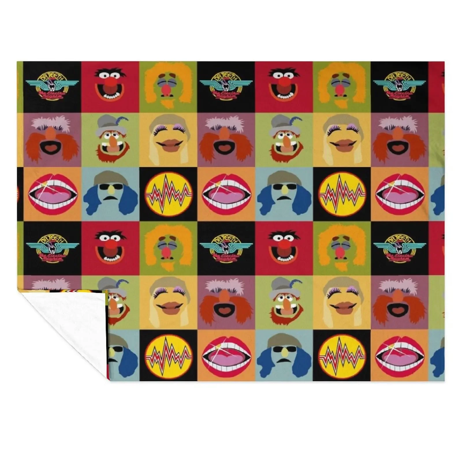 

Dr. Teeth and the Electric Mayhem ft Lips Throw Blanket for sofa Tourist For Sofa Thin Designers Blankets