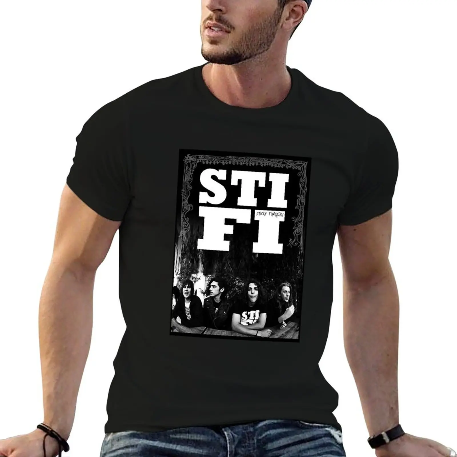 My Favorite People Sticky FingersGift For Birthday T-Shirt Standard Fit Solid Tee Shirt