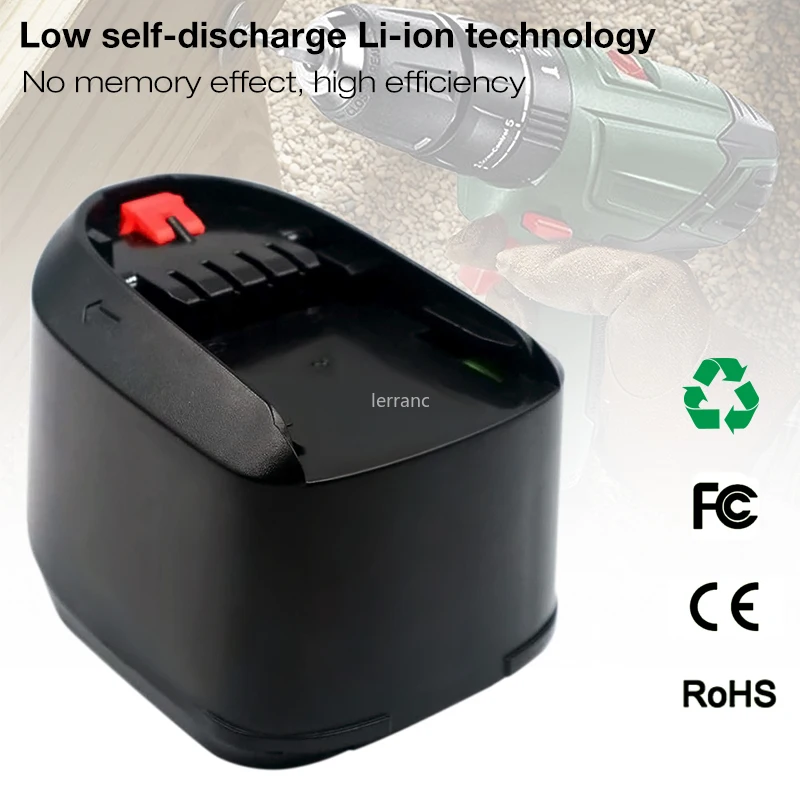 18V 6000mAh Li-ion Battery for Bosch 18V PBA PSB PSR PST Bosch Home & Garden Tools (only for Type C) AL1830CV AL1810CV AL1815CV