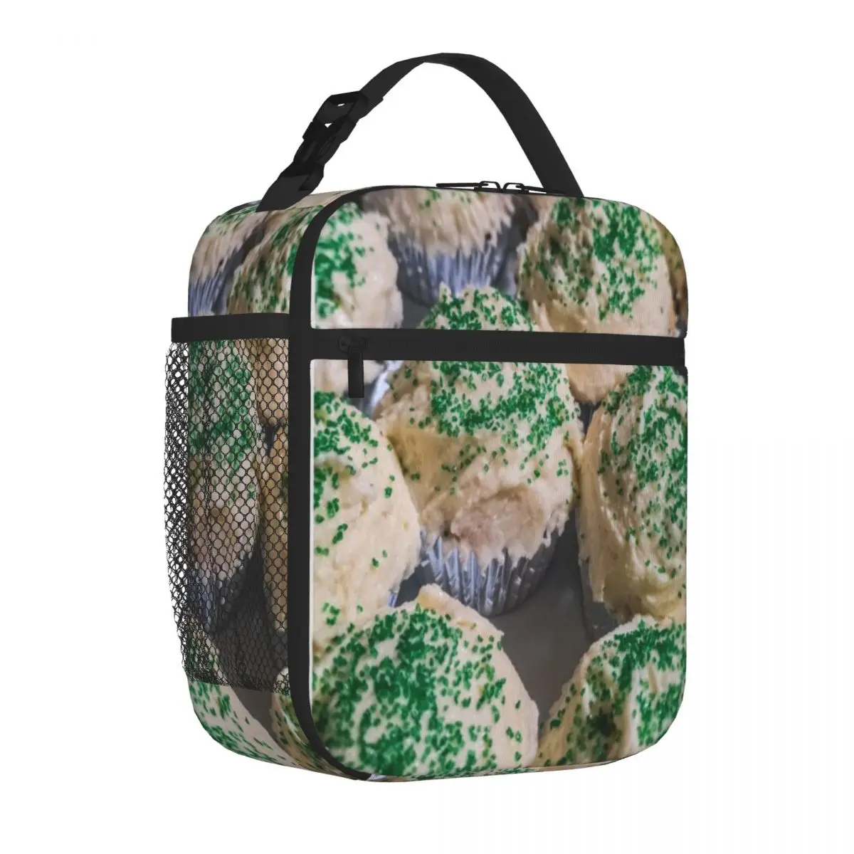 Hot Sale St Patrick S Day Cupcakes Minimal Chic Outdoor Lunch Bag Festival Outing Thermal Lunch Bag
