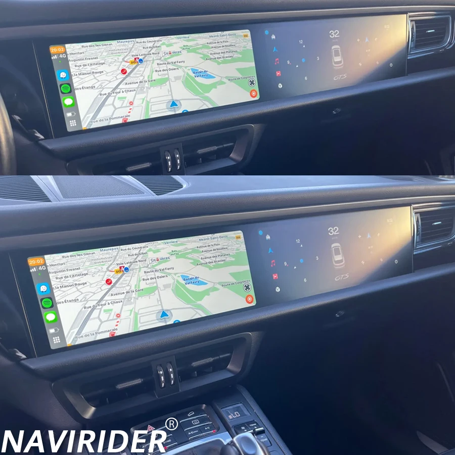 

For Porsche Macan 2011-2017 Atmosphere Light Car GPS Multimedia Player Navigation Carplay Head Unit Android Upgrate Dual Screen