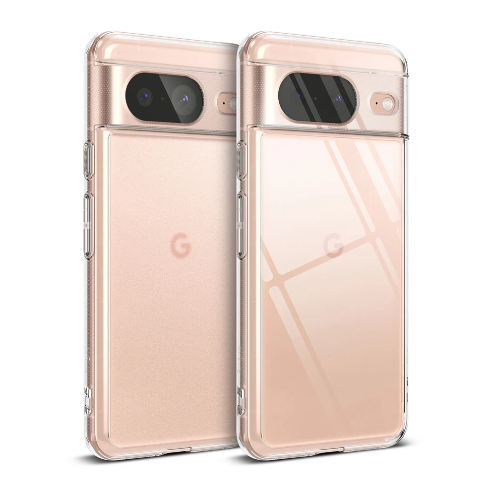 Ringke Fusion for Google Pixel 8 (2023) case Soft Tpu Frame and Transparent Hard Polycarbonate Back Hybrid Cover