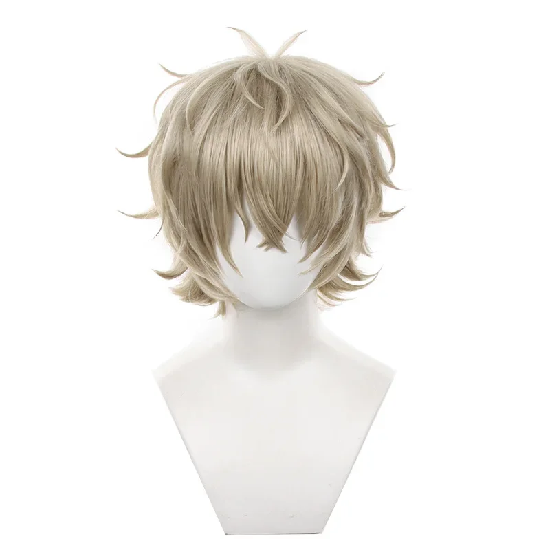 Anime WIND BREAKER Choji Tomiyama Cosplay Wig Short Hair Shishitoren Leader Accessory Halloween Party for Women Men Props