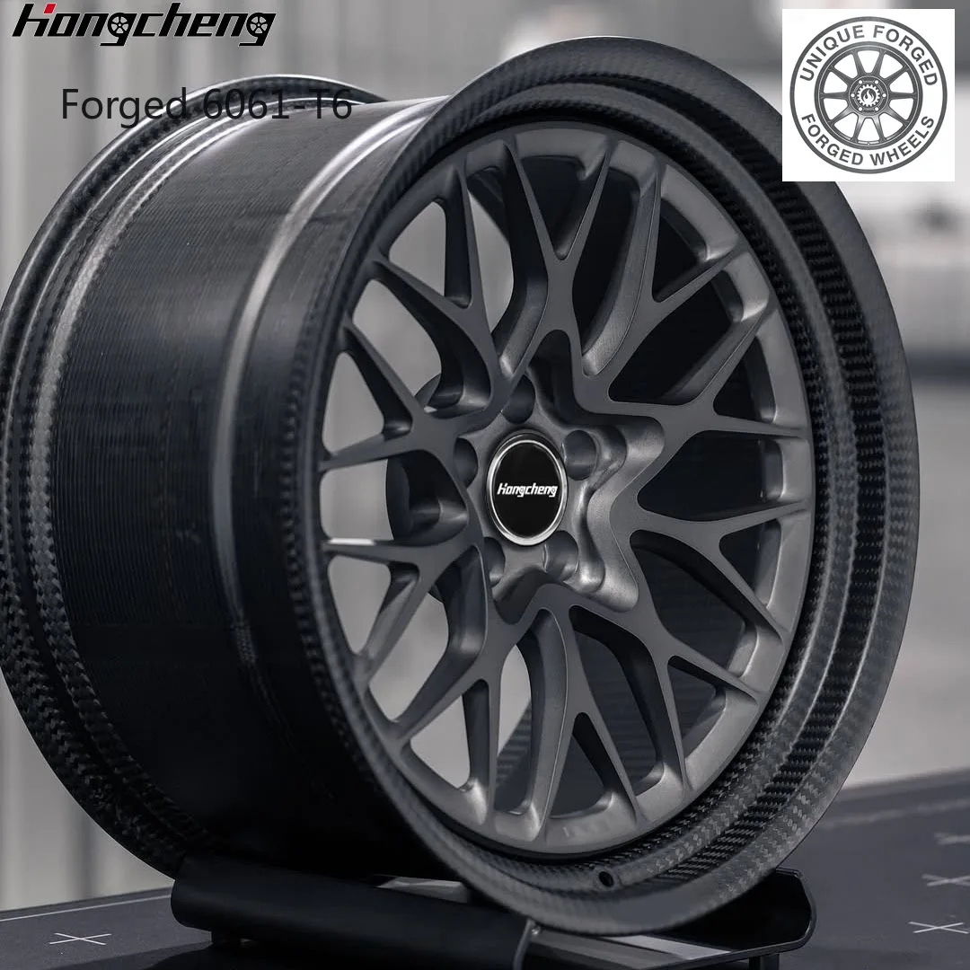 

New model of 26 18 19 20 21 22 Inch 2-piece Carbon Fiber Car Wheel 5X114.3 5x120 Forged Wheels for