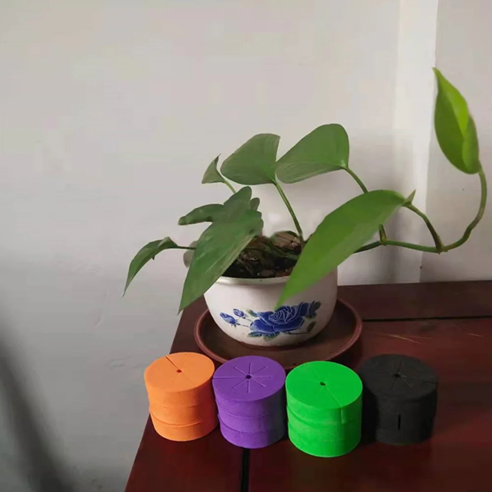 100Pcs Hydroponic= Sponge Blocks Neoprene Inserts For Garden Clone Collars Soilless Cultivation Seed= Starting Garden Tools