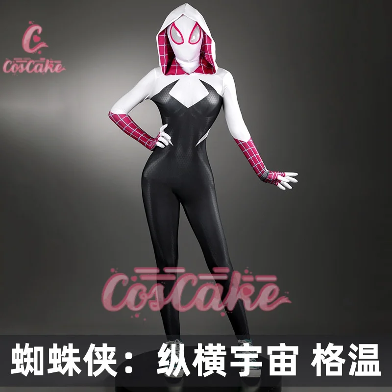 

Halloween Spider Gwen Stacy Cosplay Costumes for Women Jumpsuits for Party Spider Girls Bodysuit