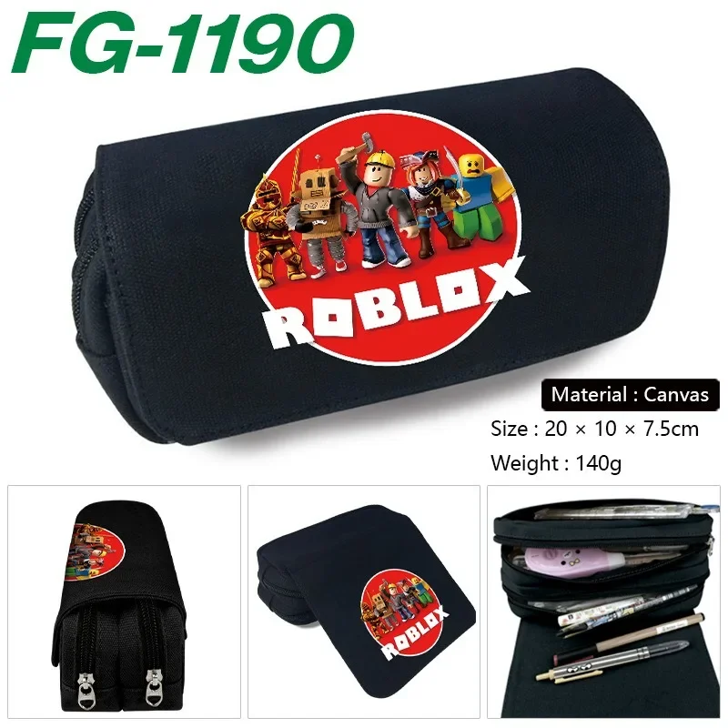 

Roblox Pen Case Figure Girl Boy Pencil Pouch Students Stationery Bag Pencil Bag Academy Style School Supplies Gifts