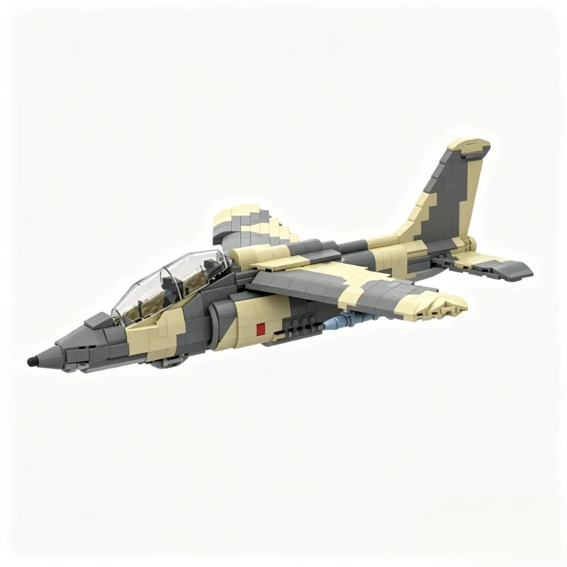 699PCS Alpha Jet Military Aircraft Model Air Force Series Building Blocks Creative Assembly Education Toy Children Aviation Fans