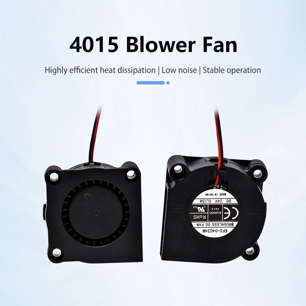 4015 Ball Bearing Fan 24V 9500RPM for Elegoo Neptune 4/4Pro Extruder Cooling Fan High Speed  NP4 N4P Blower Fan 3D Printer Part