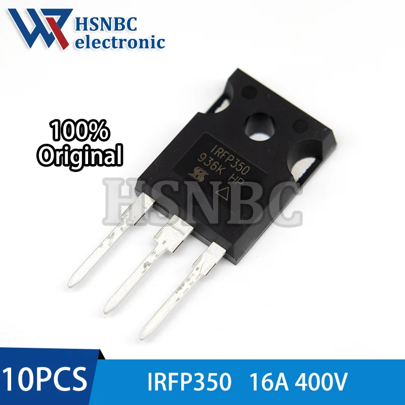 

10PCS IRFP350 IRFP350PBF TO-247 16A 400V N-channel Power MOSFET Transistor 100% New Original