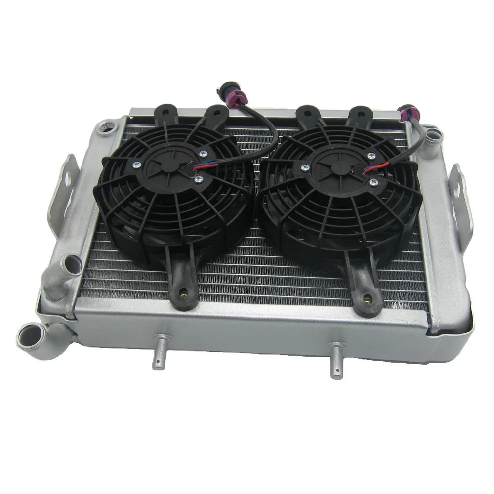 Cooling Radiator and Fan Assy With Waterproof Plug for Linhai Hytrack 260cc 300cc Motorcycle Parts