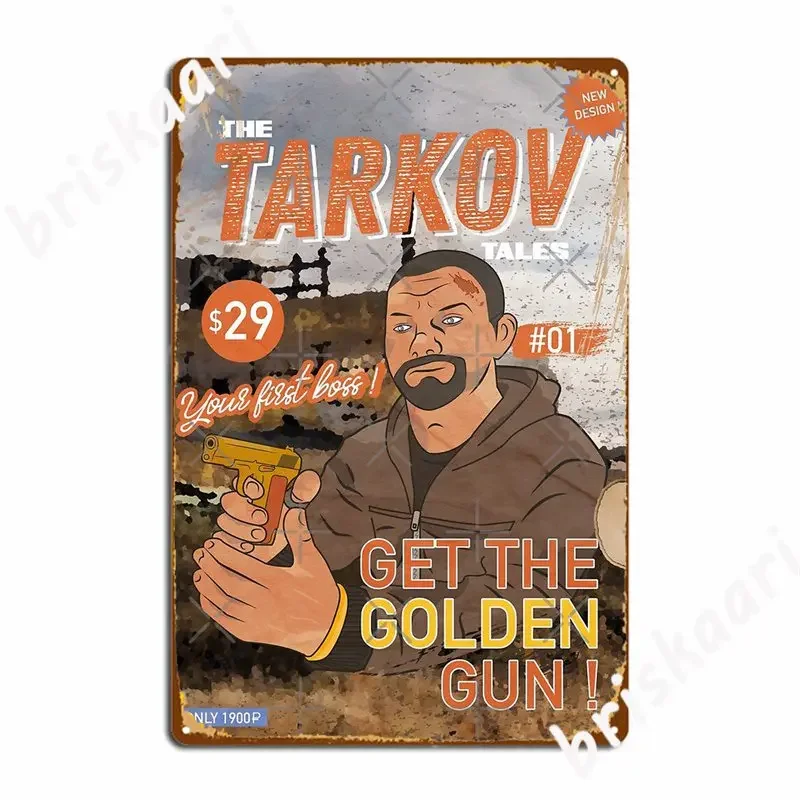 The Tarkov Escape From Tarkov Metal Signs Cinema Living Room Designing pub Garage Painting Décor Tin sign Posters