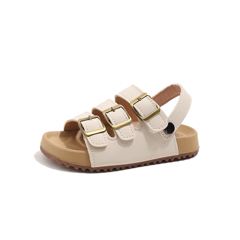 

Детские повседневные пляжные сандалии 2026 года для девочек и мальчиков: новая модная модель с мягкой подошвой, нескользящие, универсальные римские сандалии