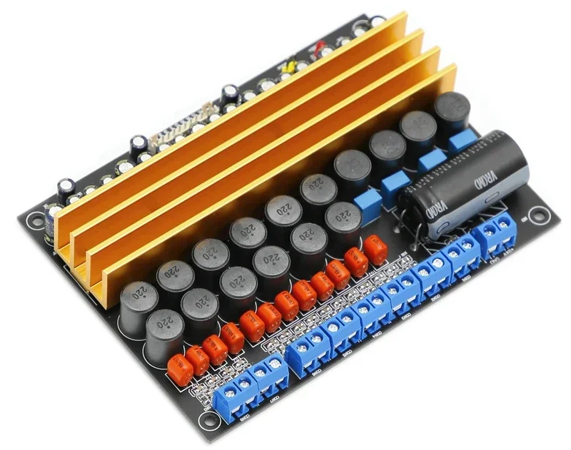 

DC18V to DC24V TPA3116 7.1 8-channel 100W+100W+6*50W Class D Digital Audio Amplifier Board