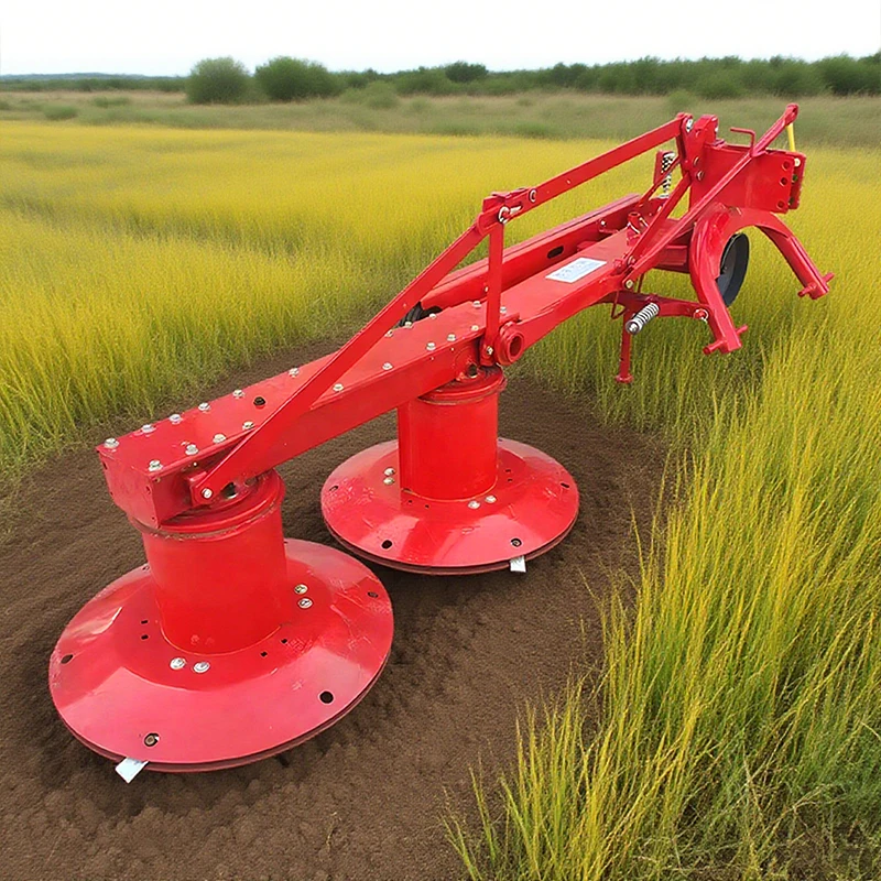 جزازة الطبل للمناطق الكبيرة صيانة العشب السكنية 2 جزازة القرص جرار الجانب آلة قطع العشب جزازة العشب السعر #4