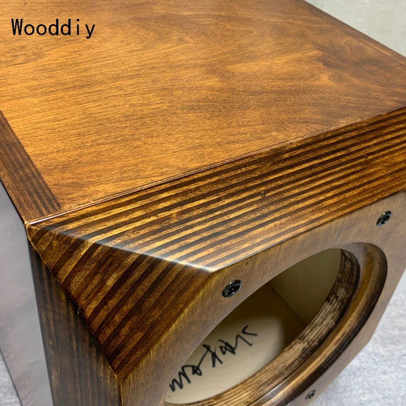 Wooddiy-altavoz de graves vacío personalizado, caja de madera contrachapada de abedul, gabinete de graves clásico, bisel de piso, 10 pulgadas