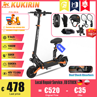 2024 New KUKIRIN G2 PRO Electric Scooter 48V 15.6AH 58KM Long Range 1000W Brushless Motor 50KM/H Off-road EScooter with Seat