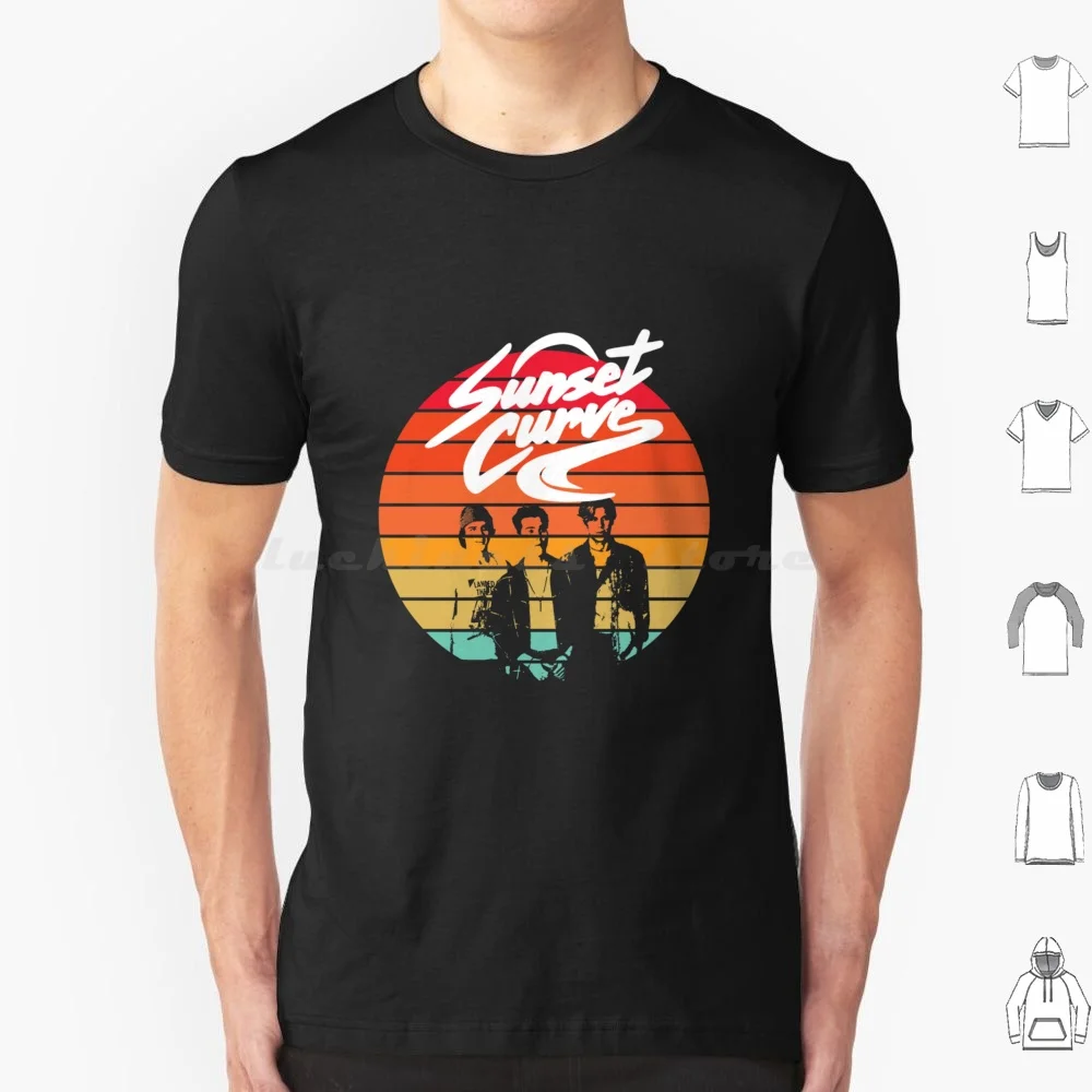Sunset Curve Band , Julie And The Phantoms T Shirt 6xl Cotton Cool Tee Sunset Curve Band Julie And The Phantoms