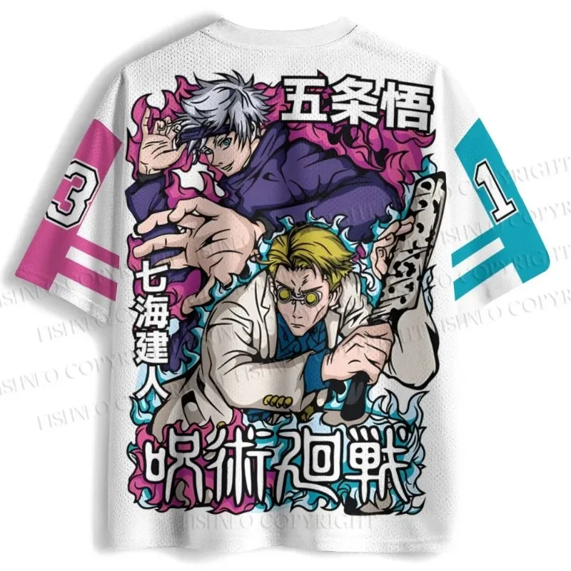 Anime Jujutsu Kaisen 3D-Druck T-Shirt für Erwachsene/Kinder Satoru Gojo Grafik-T-Shirts Streetwear Casual Harajuku Tops Sommer Unisex Jersey