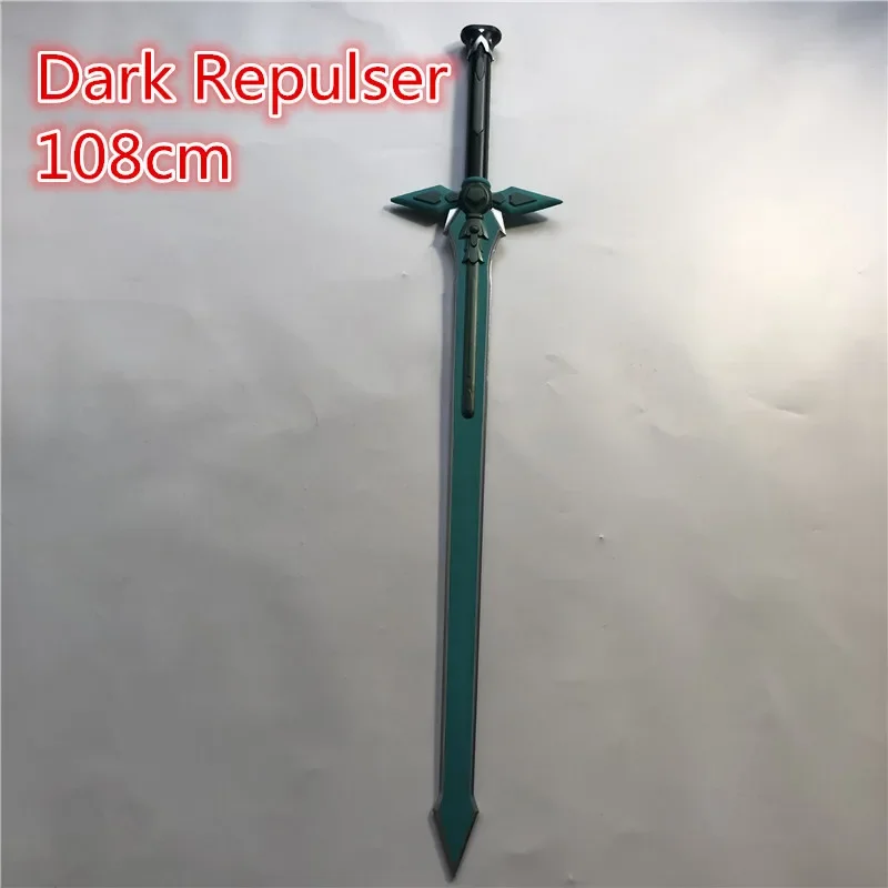 SAO Big Sword 1:1 Asuna Weapon Dark Repulser 109cm Cosplay Sword Elucidator Sword Art Online Model PU Gift Toy