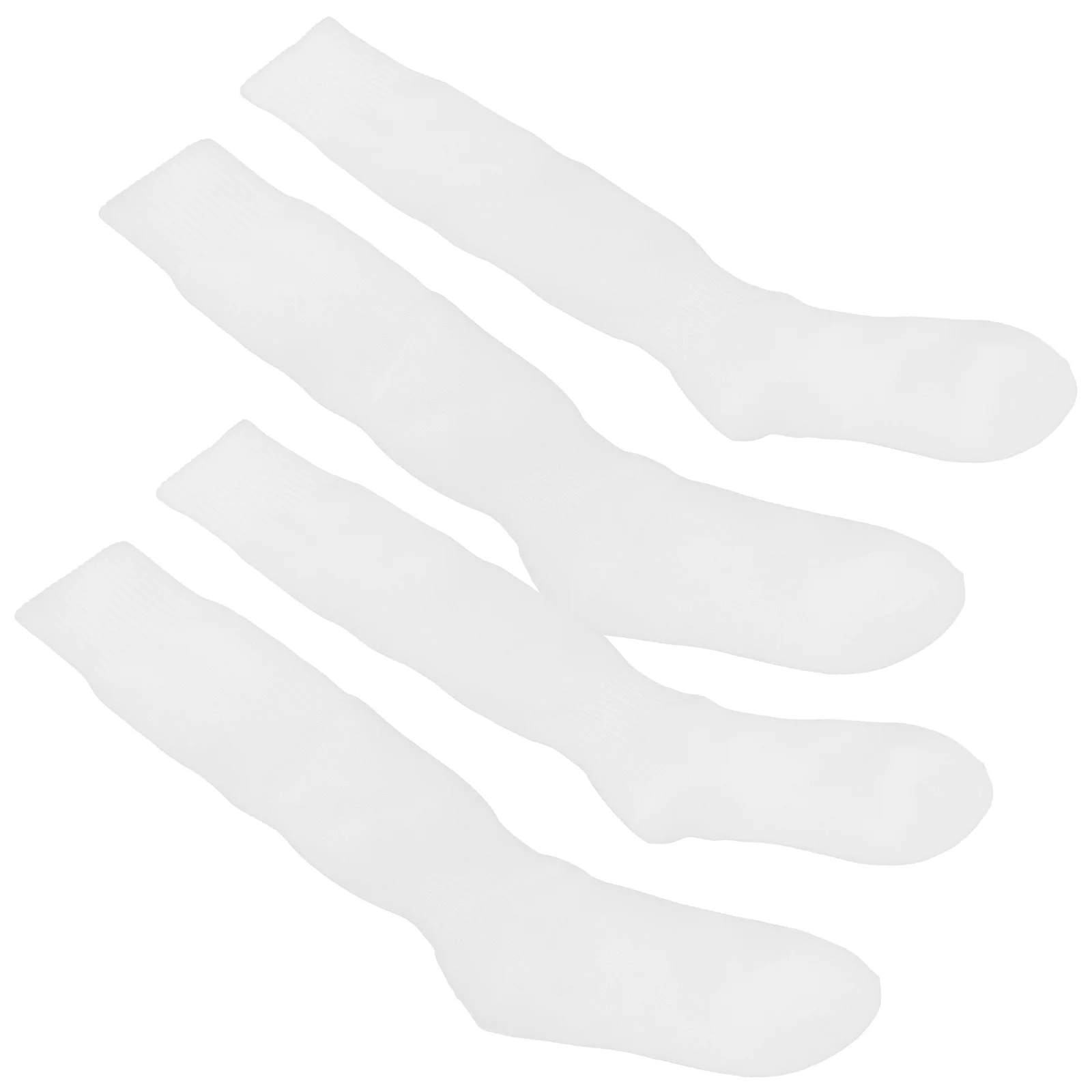 

2Pairs Kids Soccer Socks Long Sports Calf Stockings High Elastic Compression Support for Outdoor Activities Breathable Football