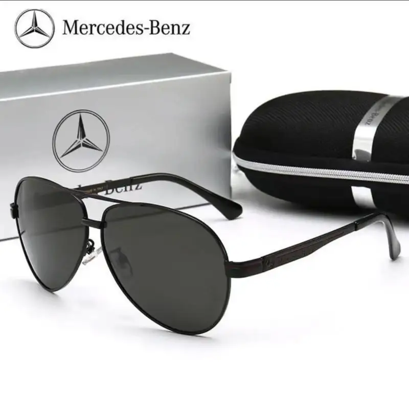 Car High-End Luxury Polarized Sunglasses Anti Glare Goggles Mercedes Benz A B C E V R S Class GLA GLB GLC GLK GLS SLK ML SL Vito