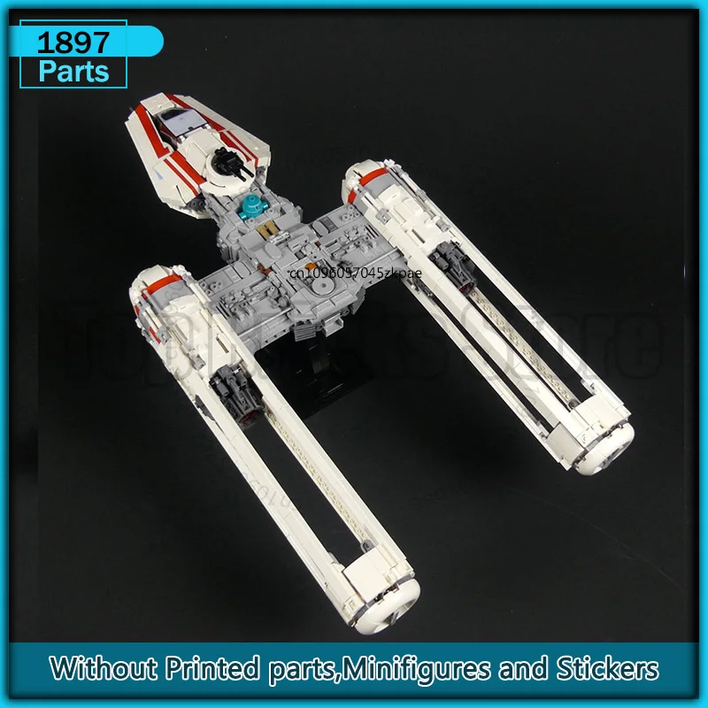 Movie Wing Starfighter UCS MOC Building Block Y Modello Mattoni Collezione di tecnologia Assemblaggio fai da te Display Giocattoli creativi Regali di Natale