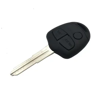 DUDELY 遙控鑰匙殼 3鍵 適用於三菱藍瑟EX 免鑰匙進入遙控器 汽車警報器外殼 右側刀片槽 10 最佳銷售 三菱鑰匙圈套 - №7