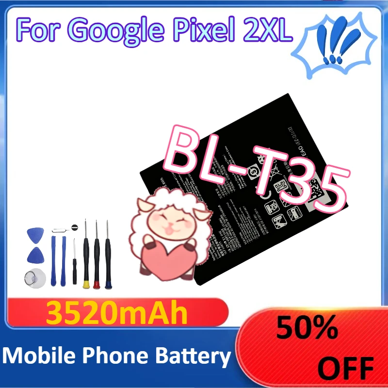

New BL-T35 3520mAh For Google Pixel 2XL Mobile Phone Battery + Tools
