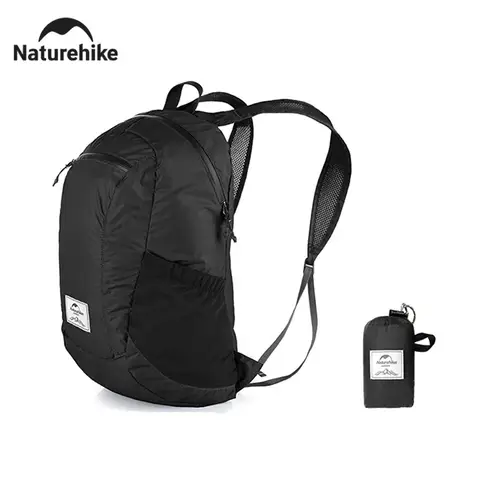 Naturehike Ultra Lightweight 18L Camping Backpack Portable Waterproof Nylon Bags Man Outdoor Hiking Sports Travel Backpack