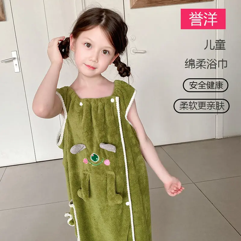 Disney Kids Bretels Badhanddoek Badjurk Lotso Donald duck Cartoon Jongens & Meisjes Zachte absorberende verdikte handdoek vakantiecadeau