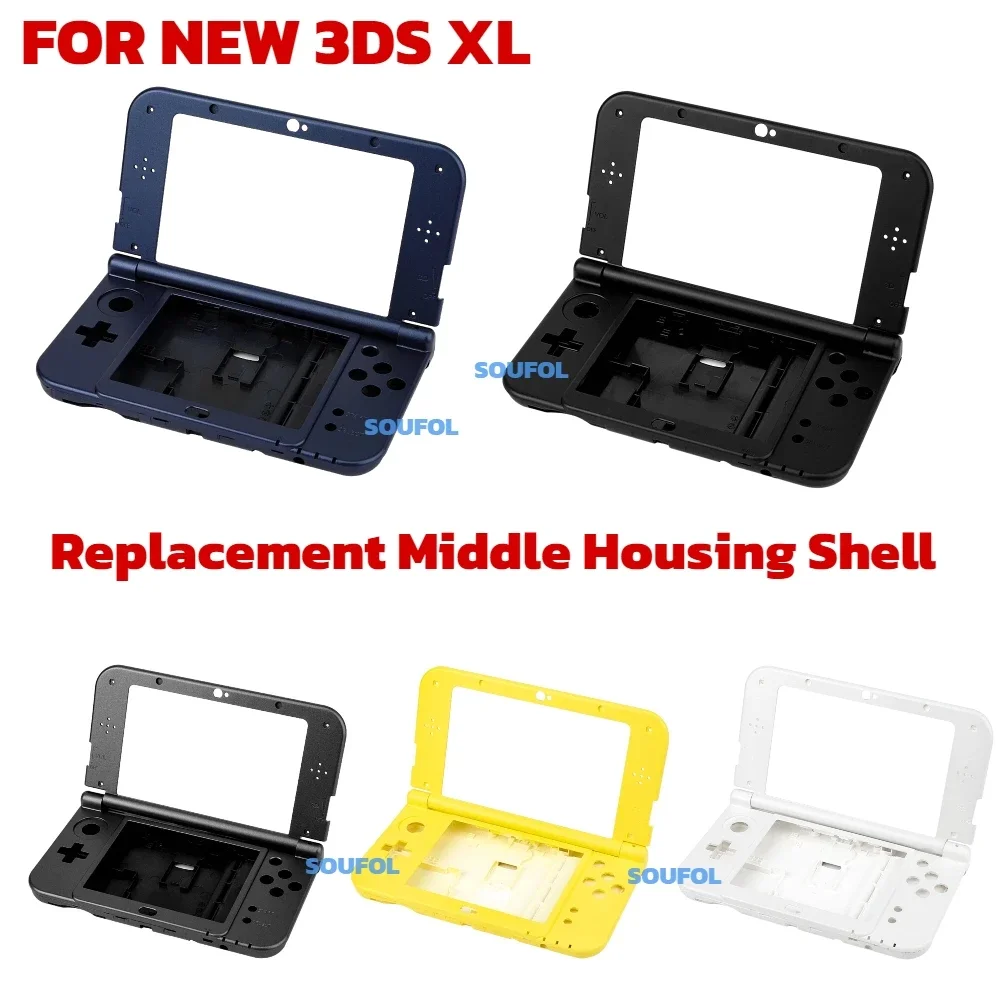 DIY Housing Shell Kit For New 3DS XL LL Replacement Case Middle Frame ABXY Buttons Battery Cover Game Console Repair Accessories