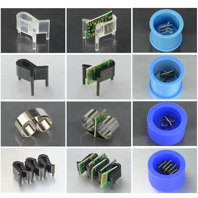 Inlay Fixture Cold Mounting Clip for Metallographic Sample Clamp for Transparent Triangular Fixing Mold Epoxy Resin