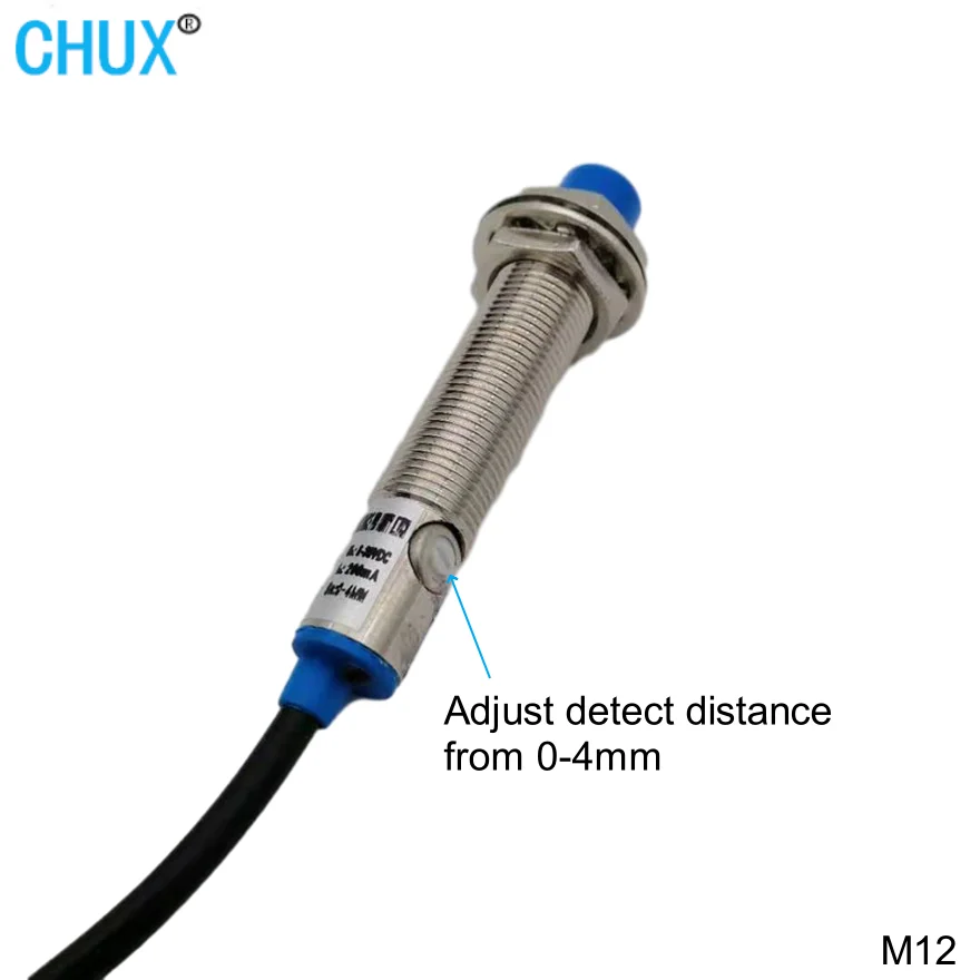 

Емкостный датчик приближения CHUX PNP 12 мм CM12-4-DPA/PB NO/NC 0-4 мм, емкостный датчик приближения для обнаружения расстояния