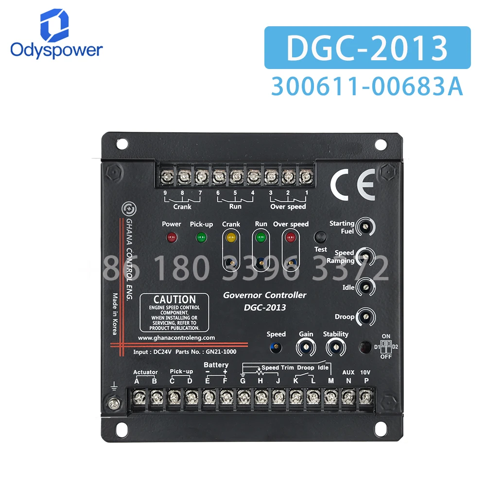 DGC-2013 Origina Doosan Generator Speed Governor  DGC-2013 Generating Set Control Module 300611-00683A